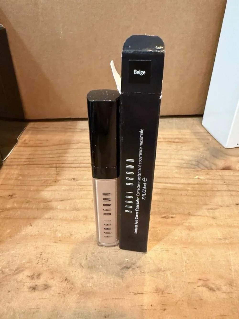 Bobbi Brown Instant Full Cover Concealer- Beige New W/ Box